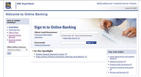 royal bank official site